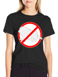 No Opossum Black T-Shirt