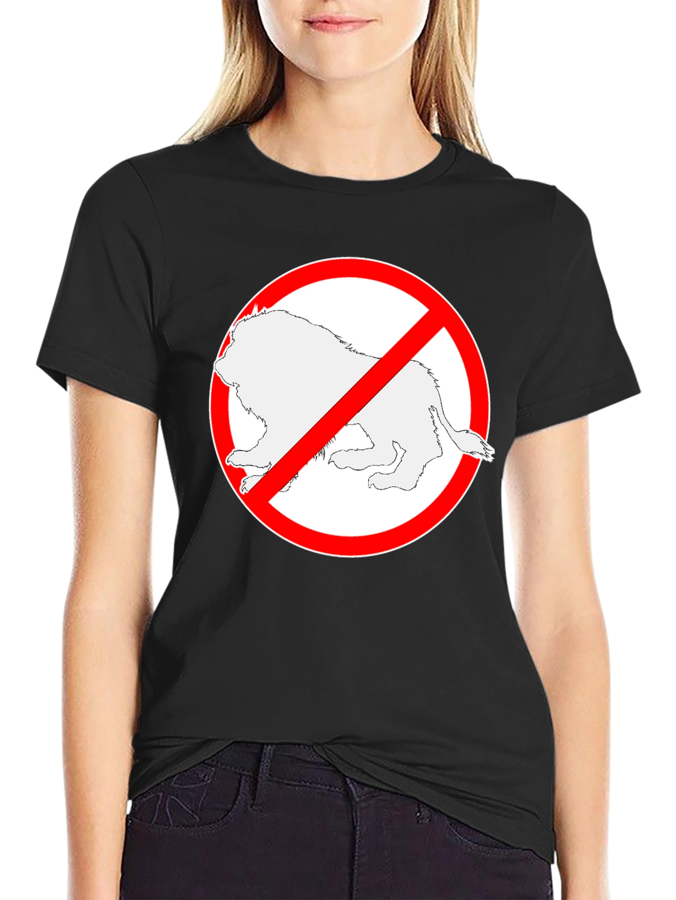 No Opossum Black T-Shirt