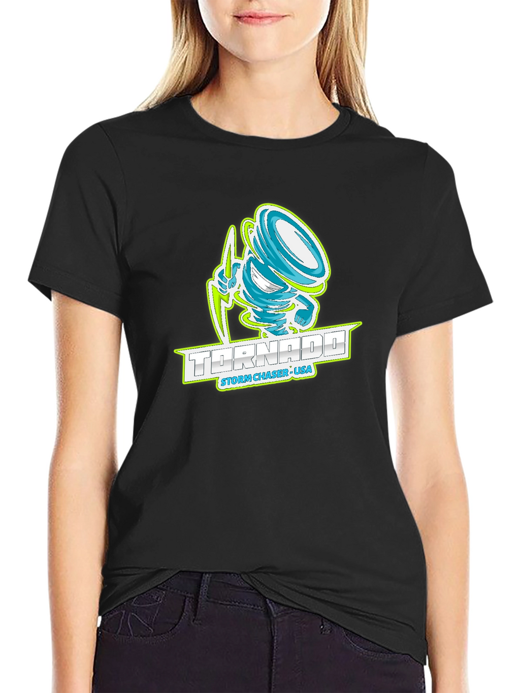 Tornado Storm Chaser USA Graphic T-Shirt