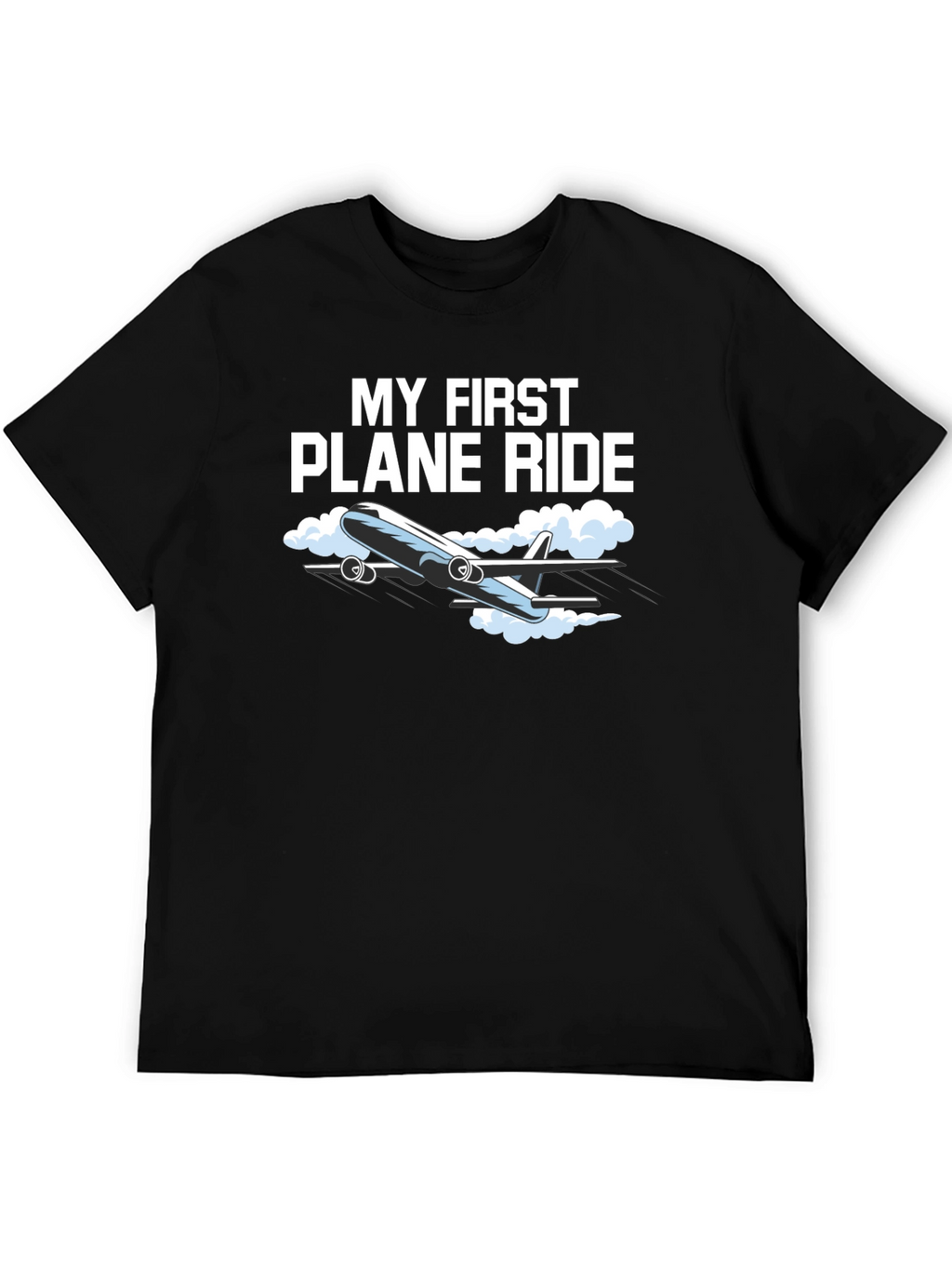 My First Plane Ride Graphic Tee - Aviation T-Shirt