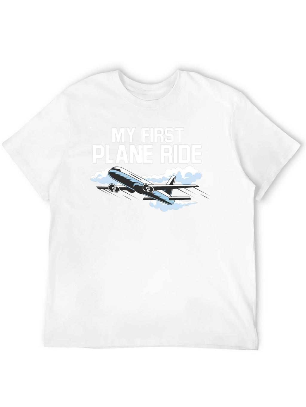 My First Plane Ride Graphic Tee - Aviation T-Shirt