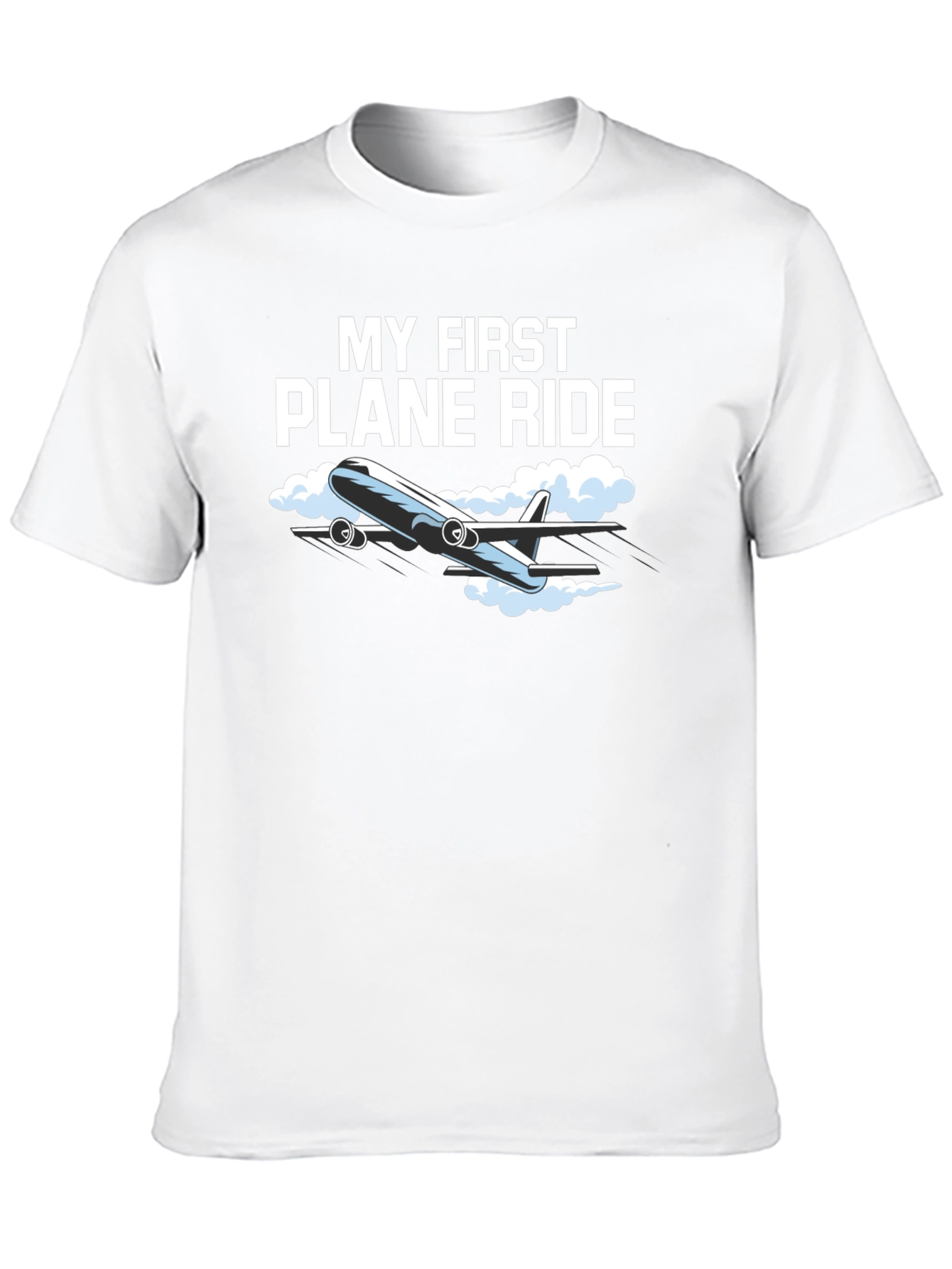 My First Plane Ride Graphic Tee - Aviation T-Shirt