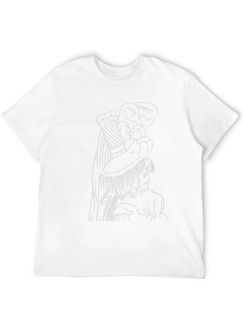 Unique Graphic Tee - Classic Portrait Print