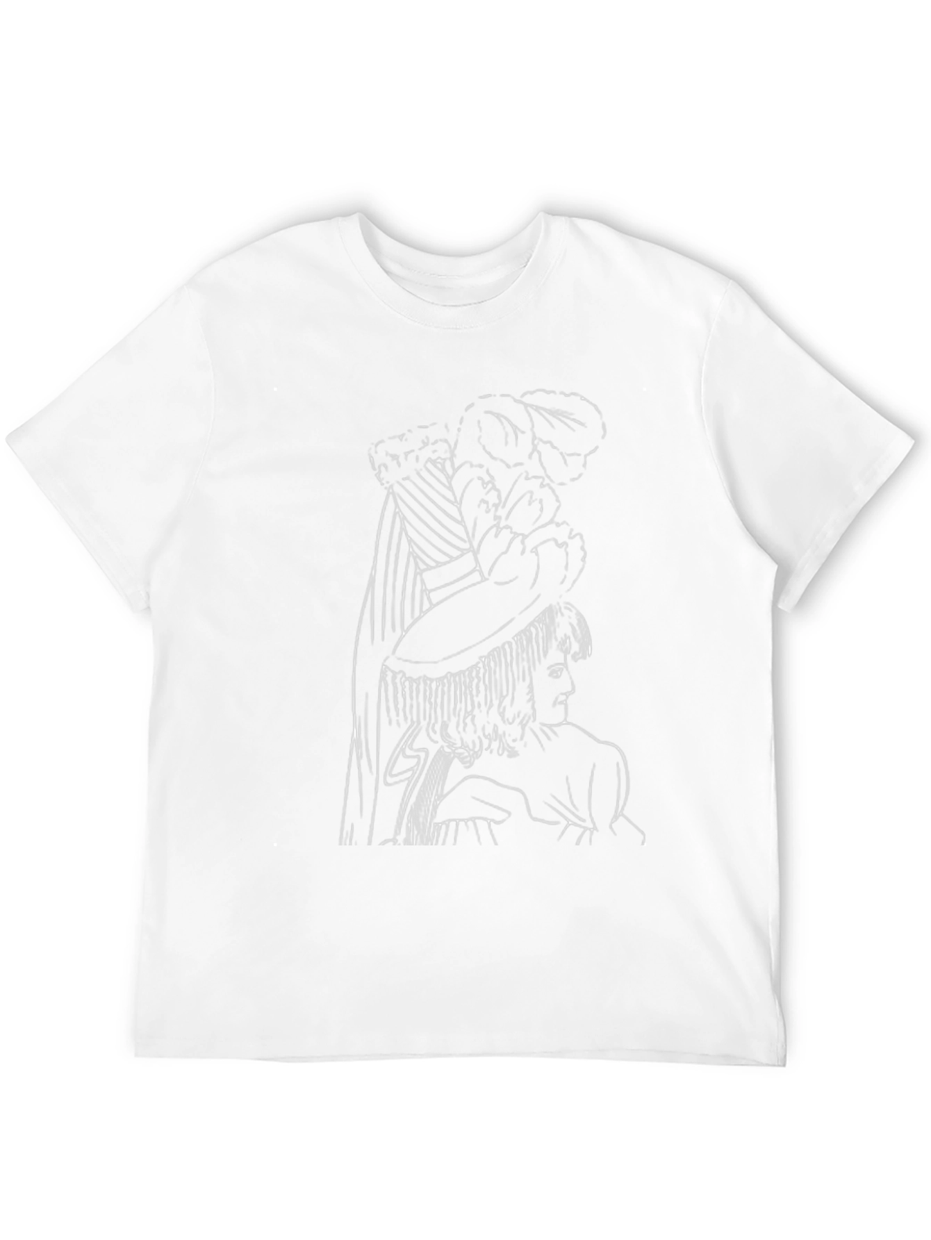 Unique Graphic Tee - Classic Portrait Print