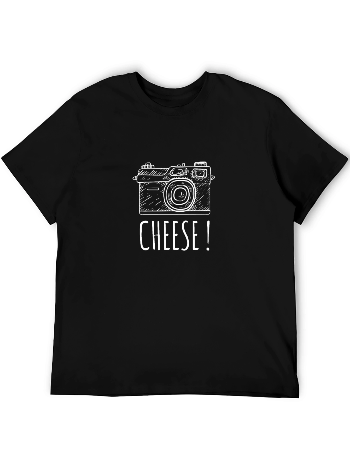 Retro Camera Graphic Tee - Say Cheese!