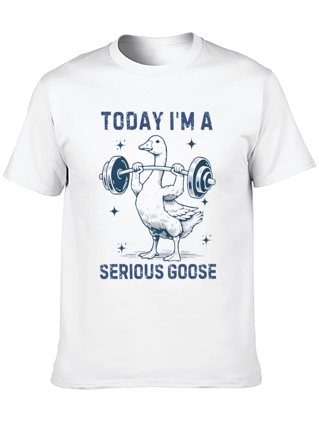 Serious Goose Weightlifting T-Shirt - Funny Workout Tee