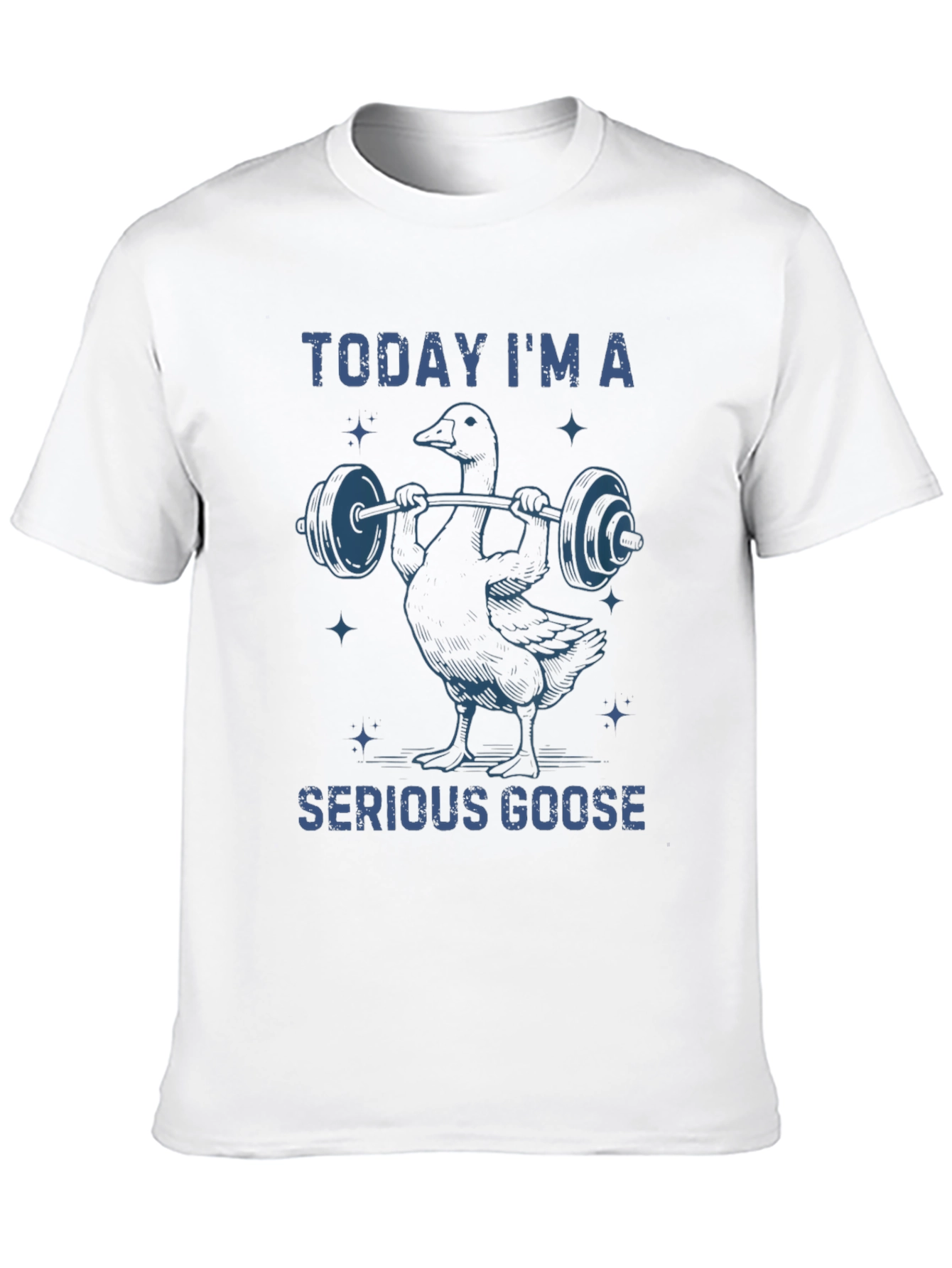 Serious Goose Weightlifting T-Shirt - Funny Workout Tee