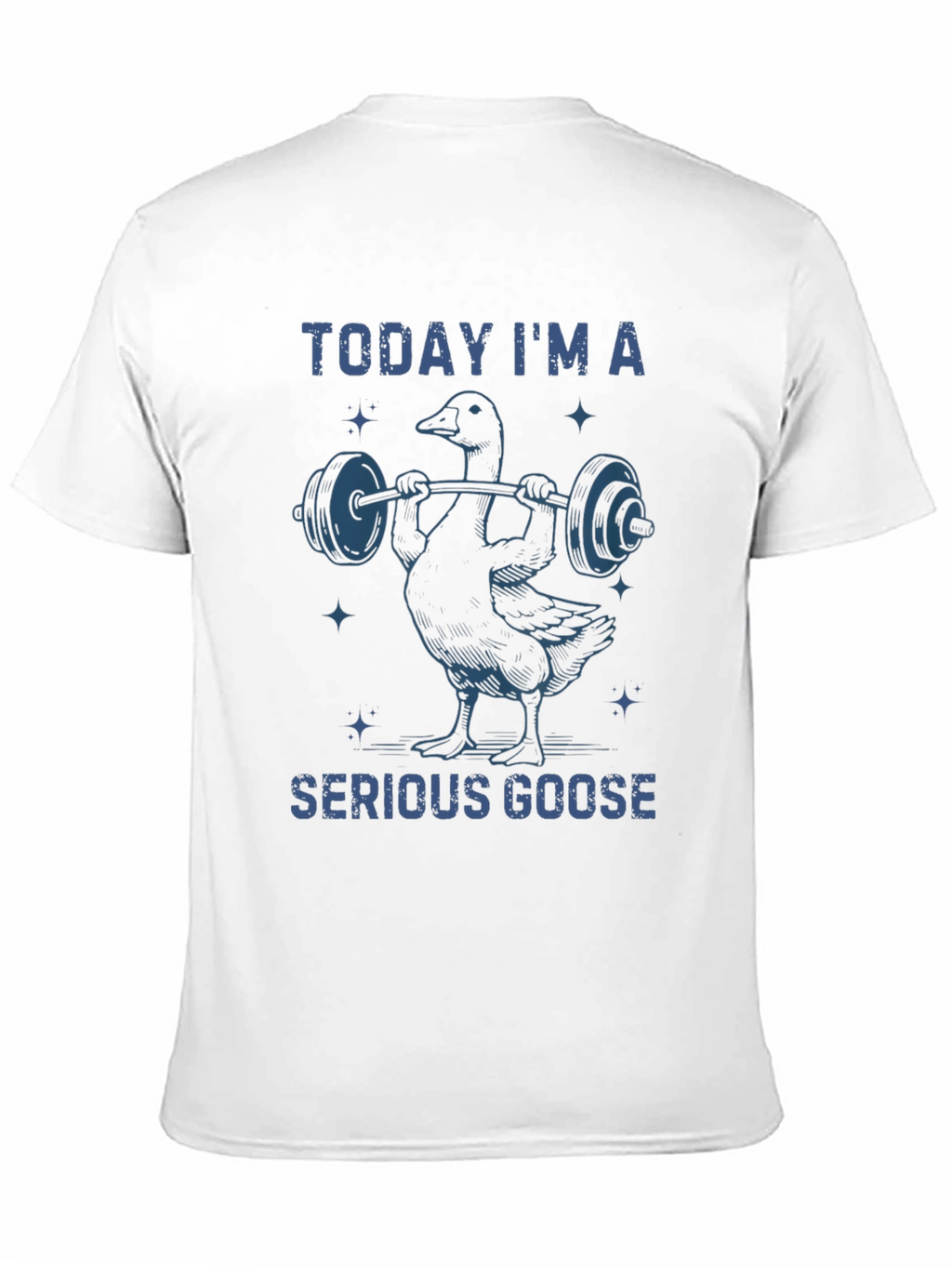 Serious Goose Weightlifting T-Shirt - Funny Workout Tee