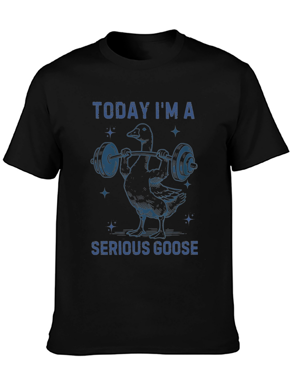 Serious Goose Weightlifting T-Shirt - Funny Workout Tee