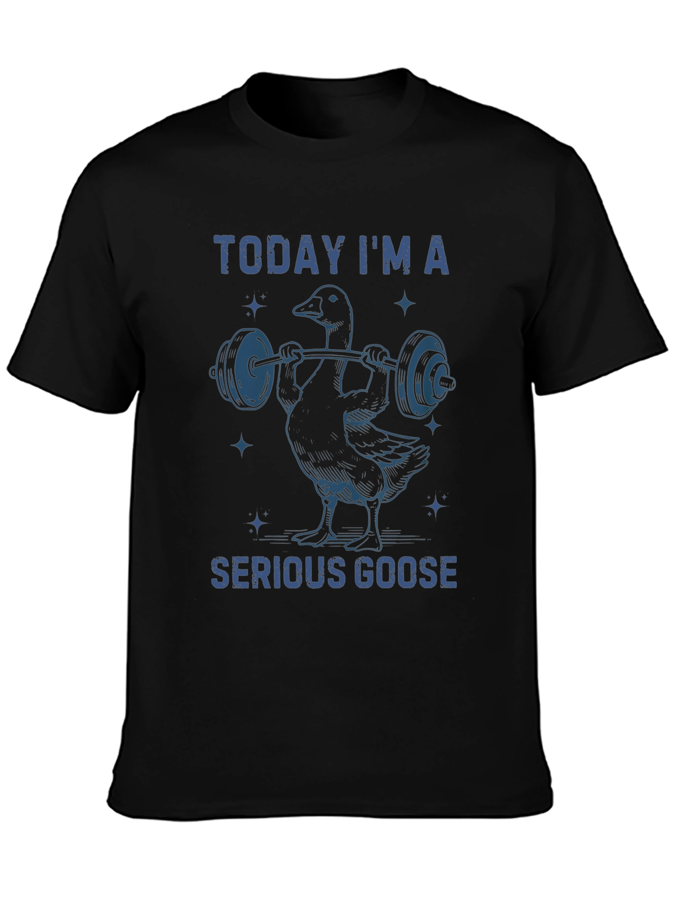Serious Goose Weightlifting T-Shirt - Funny Workout Tee