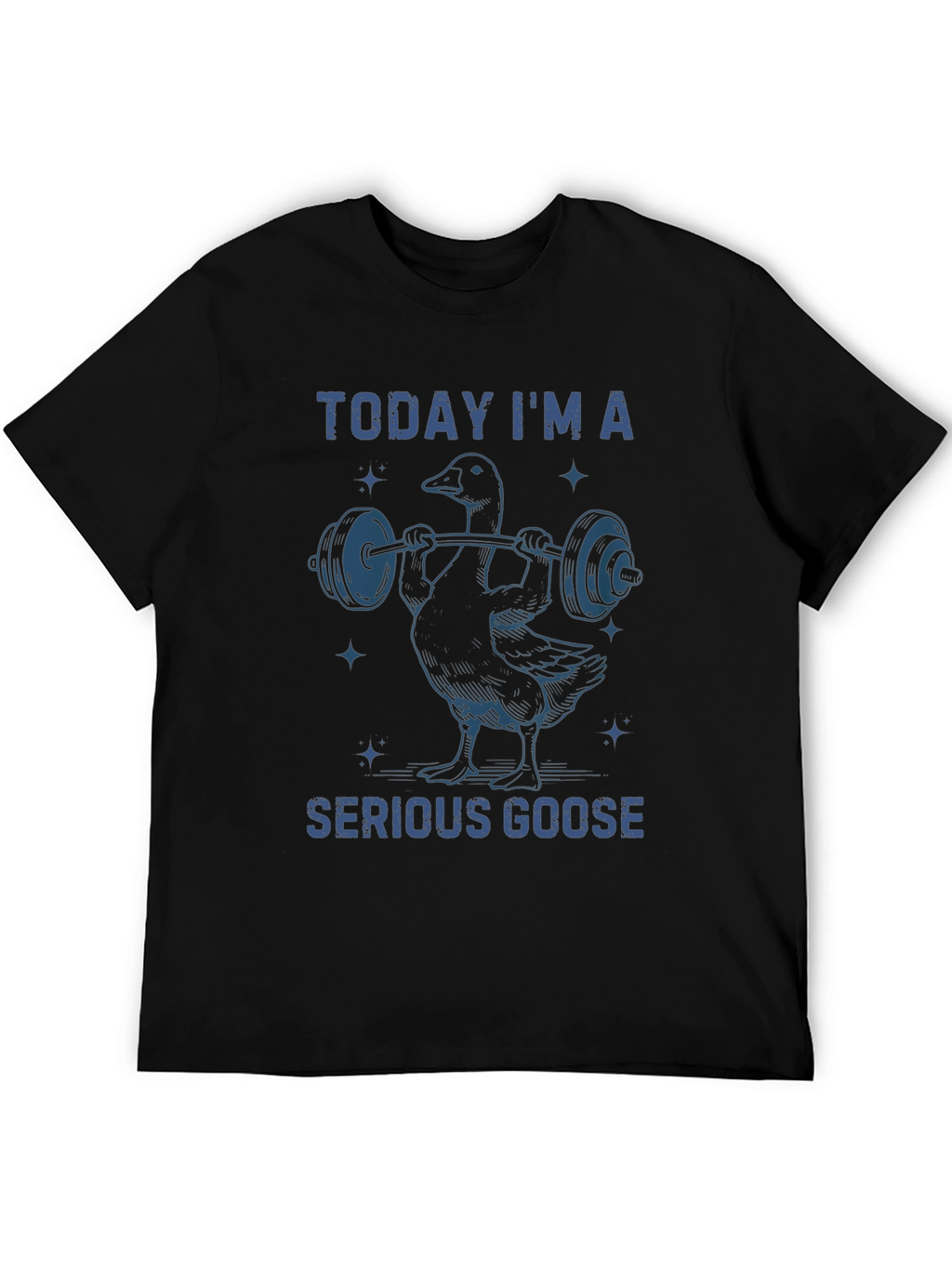 Serious Goose Weightlifting T-Shirt - Funny Workout Tee