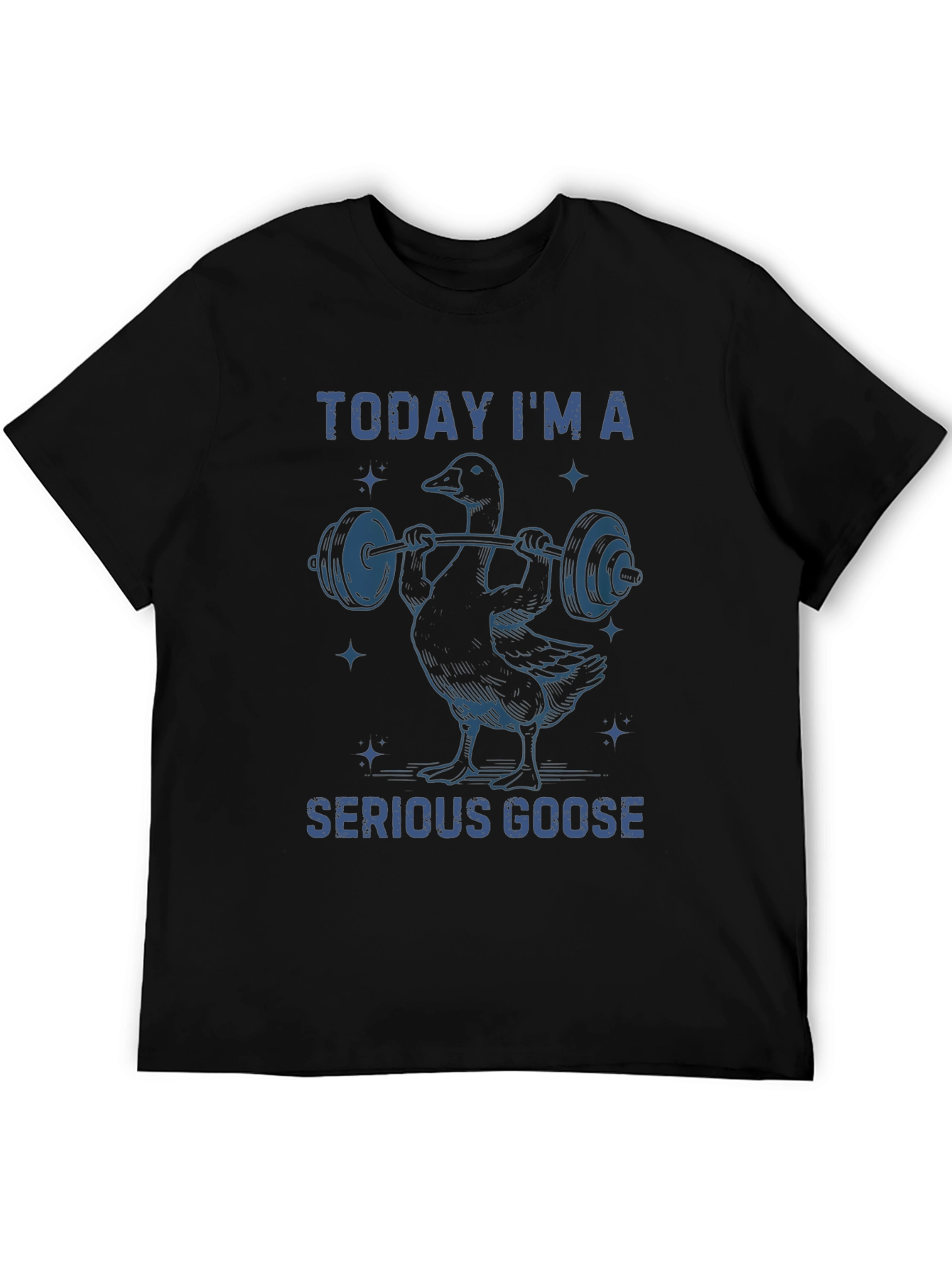 Serious Goose Weightlifting T-Shirt - Funny Workout Tee