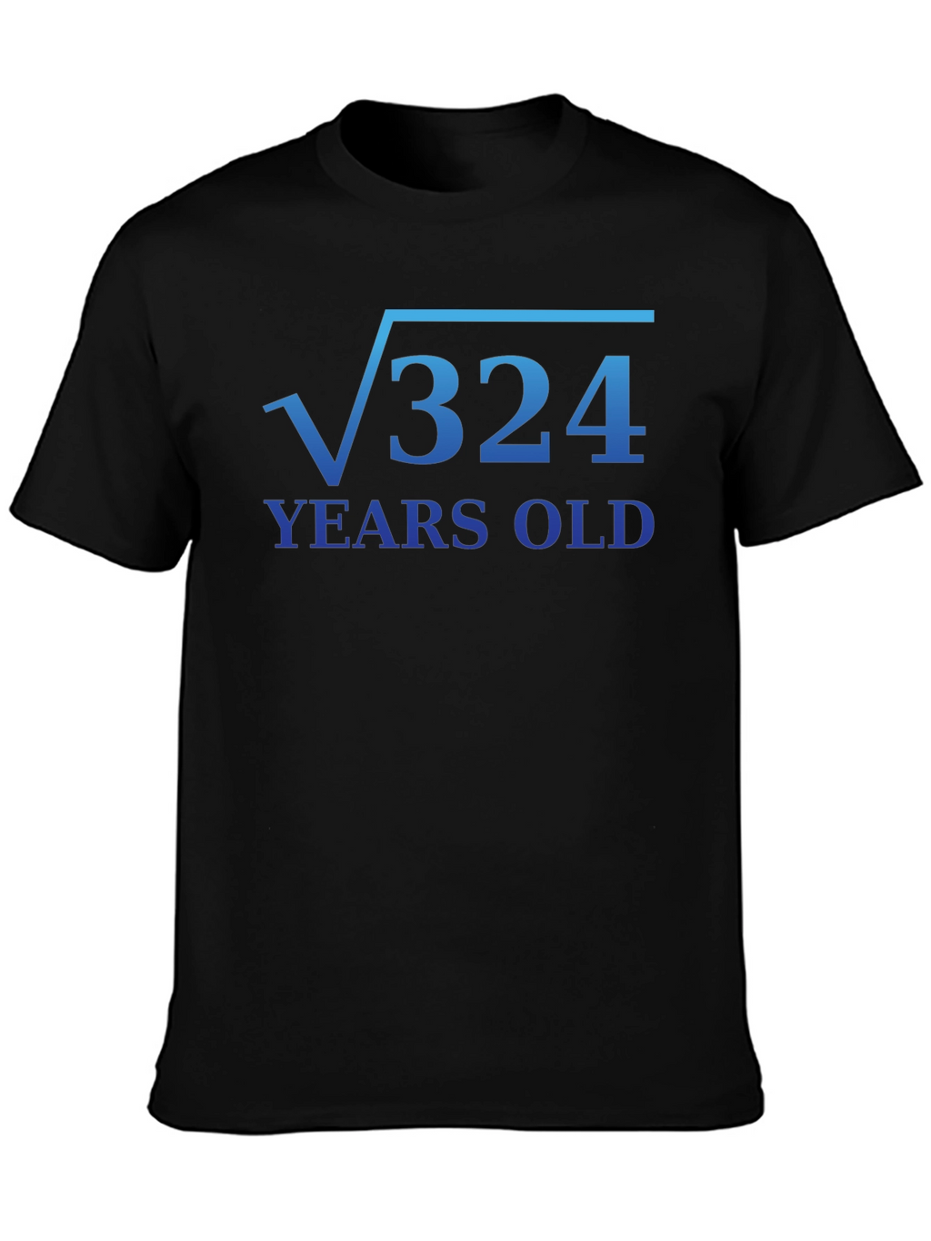 Funny 18th Birthday Math Root 324 T-Shirt