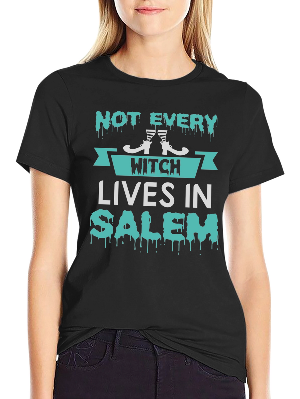 Halloween Witch Salem Graphic Tee