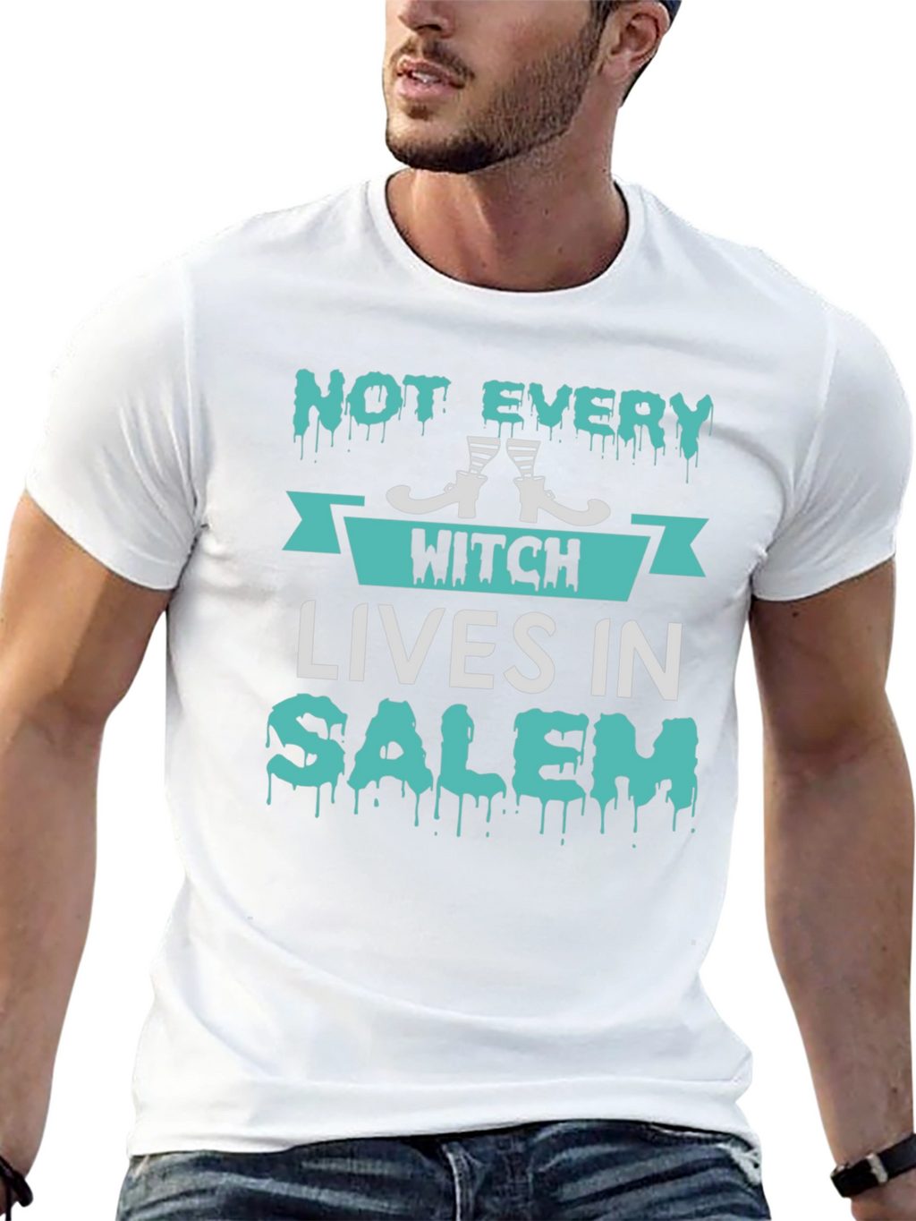 Halloween Witch Salem Graphic Tee
