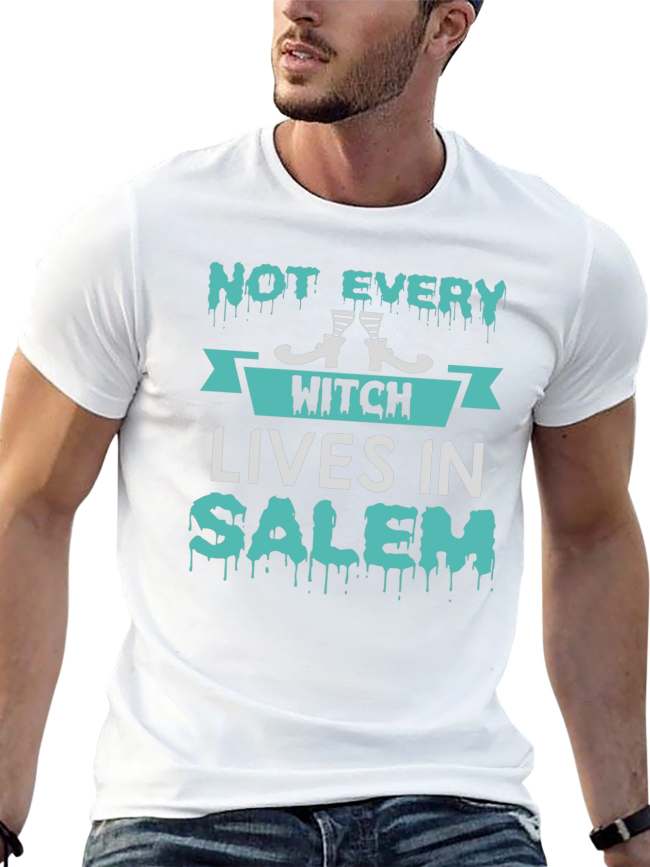 Halloween Witch Salem Graphic Tee