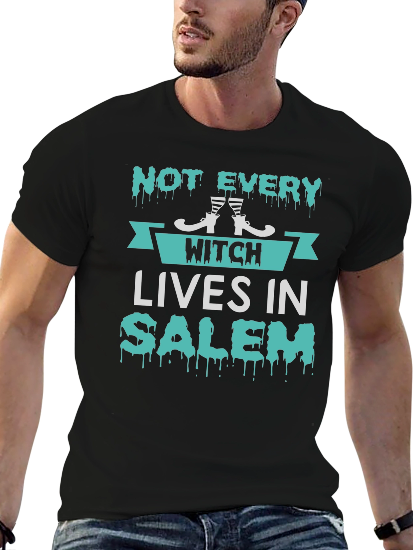 Halloween Witch Salem Graphic Tee