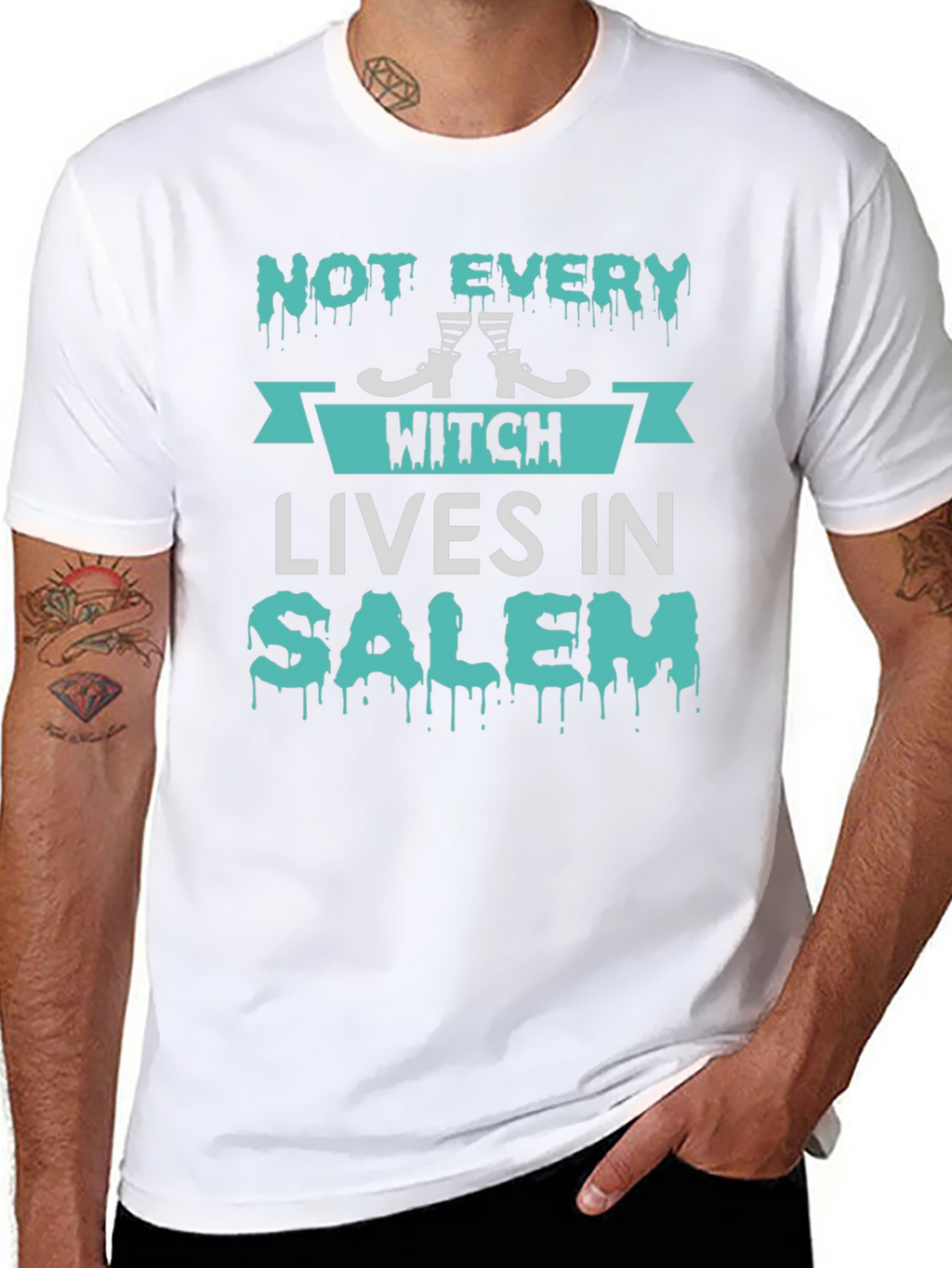 Halloween Witch Salem Graphic Tee