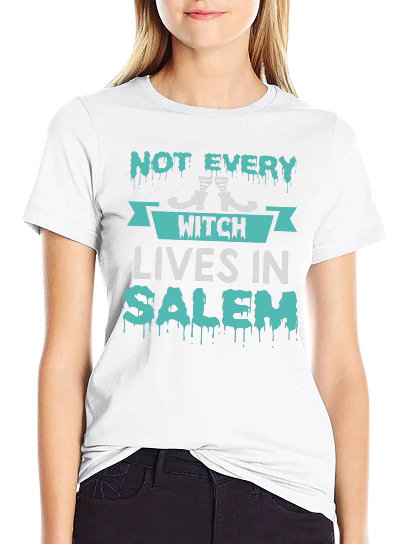 Halloween Witch Salem Graphic Tee