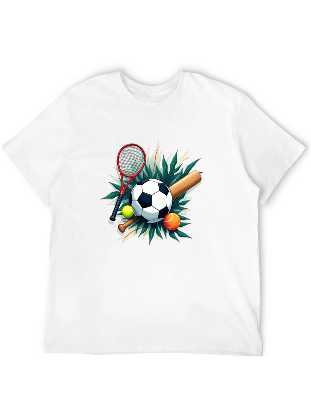 Sports Collage Black Tee