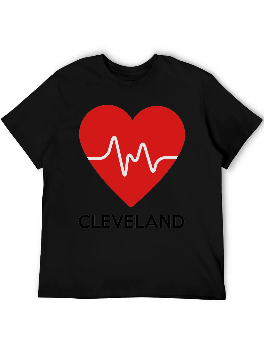 Cleveland Heartbeat T-Shirt - Show Your City Love!