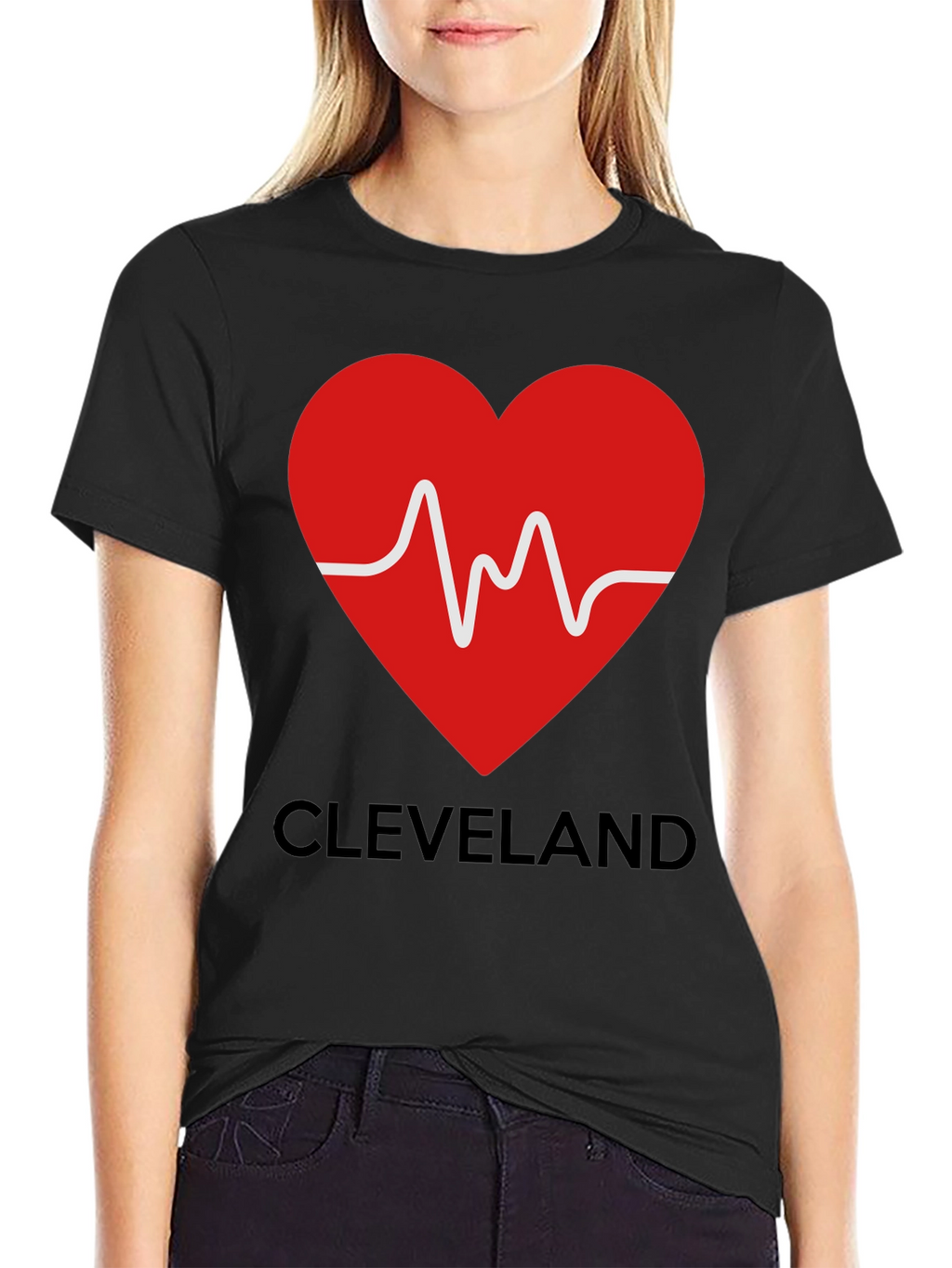 Cleveland Heartbeat T-Shirt - Show Your City Love!