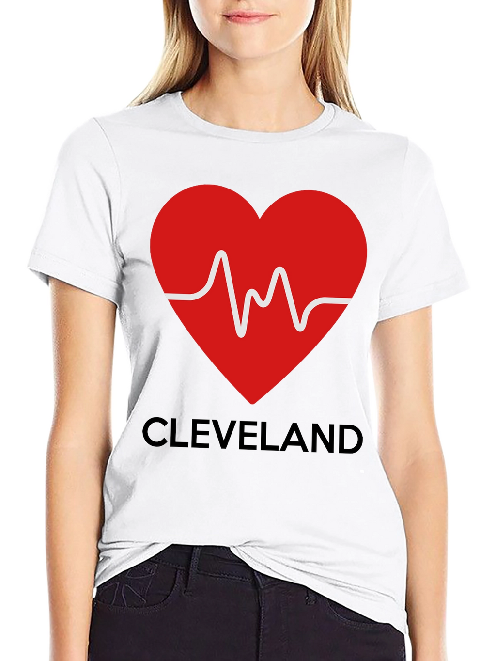 Cleveland Heartbeat T-Shirt - Show Your City Love!