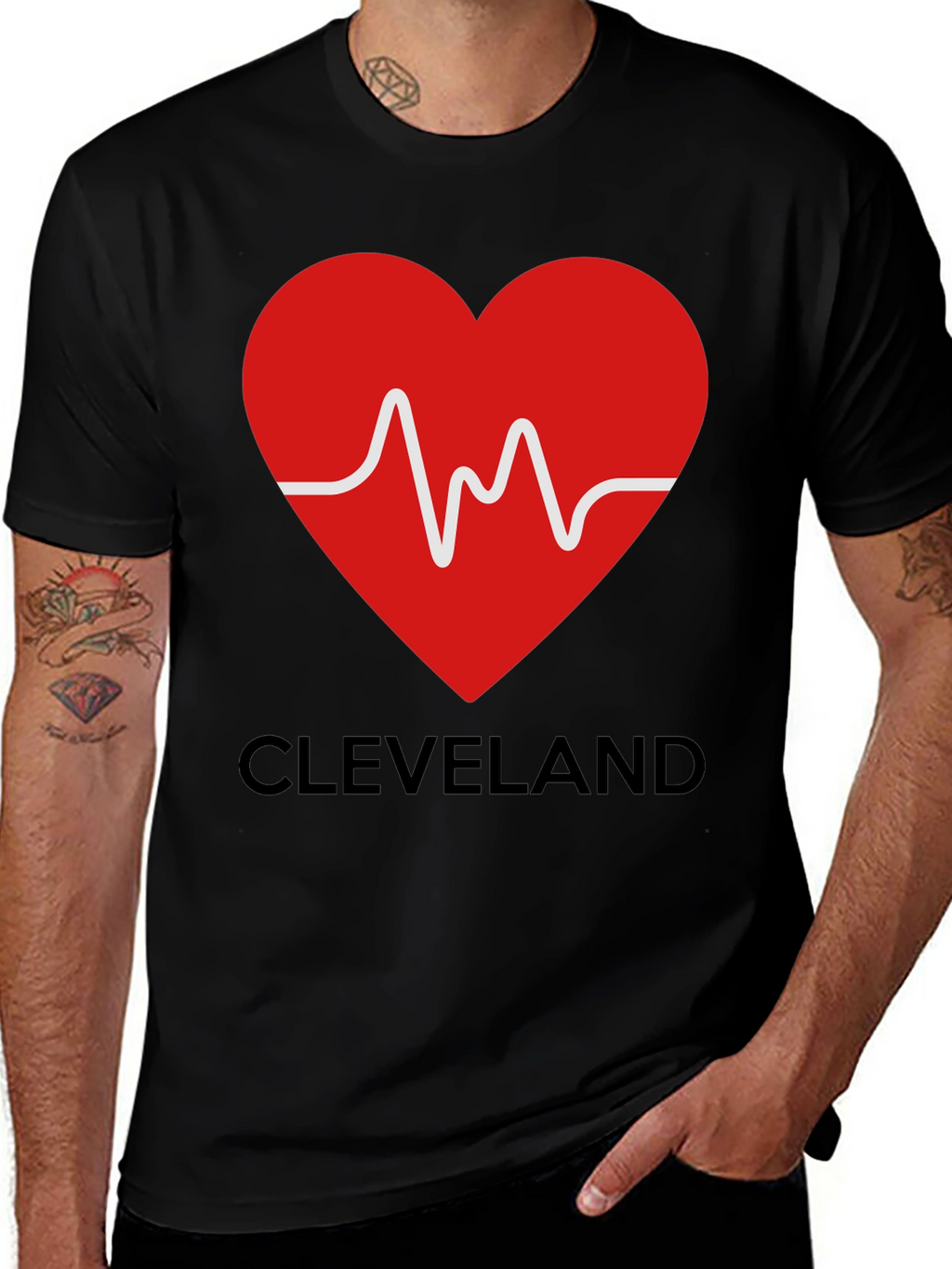 Cleveland Heartbeat T-Shirt - Show Your City Love!