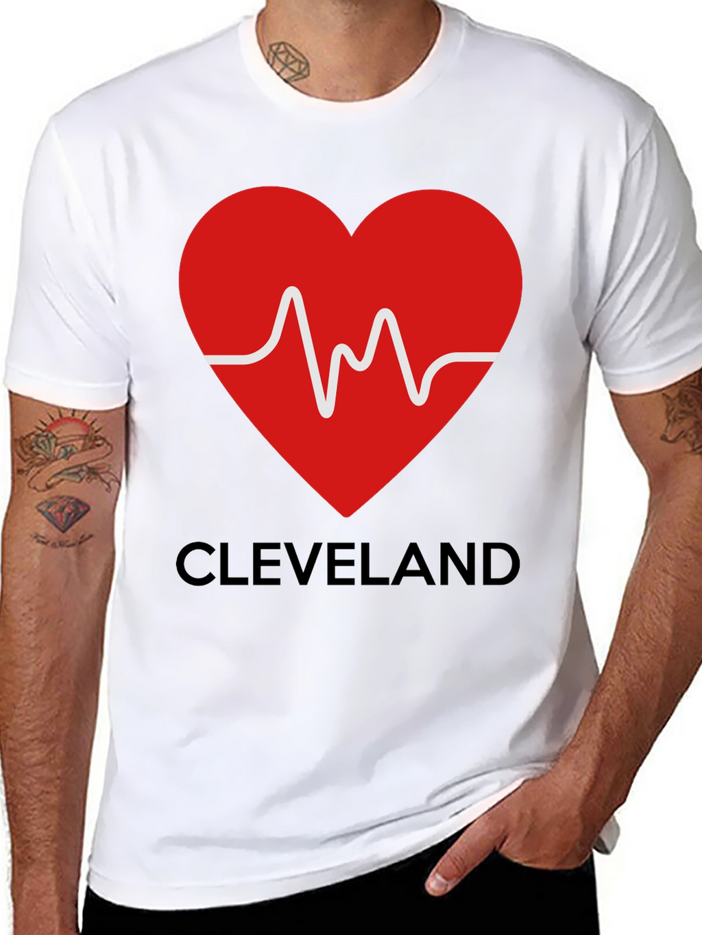 Cleveland Heartbeat T-Shirt - Show Your City Love!