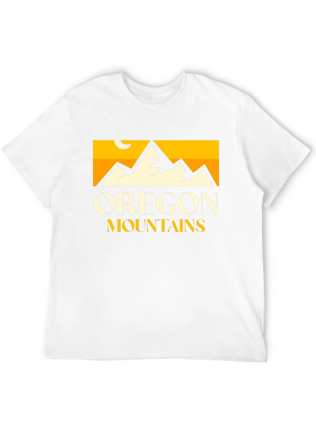 Oregon Mountains Graphic Tee - Black