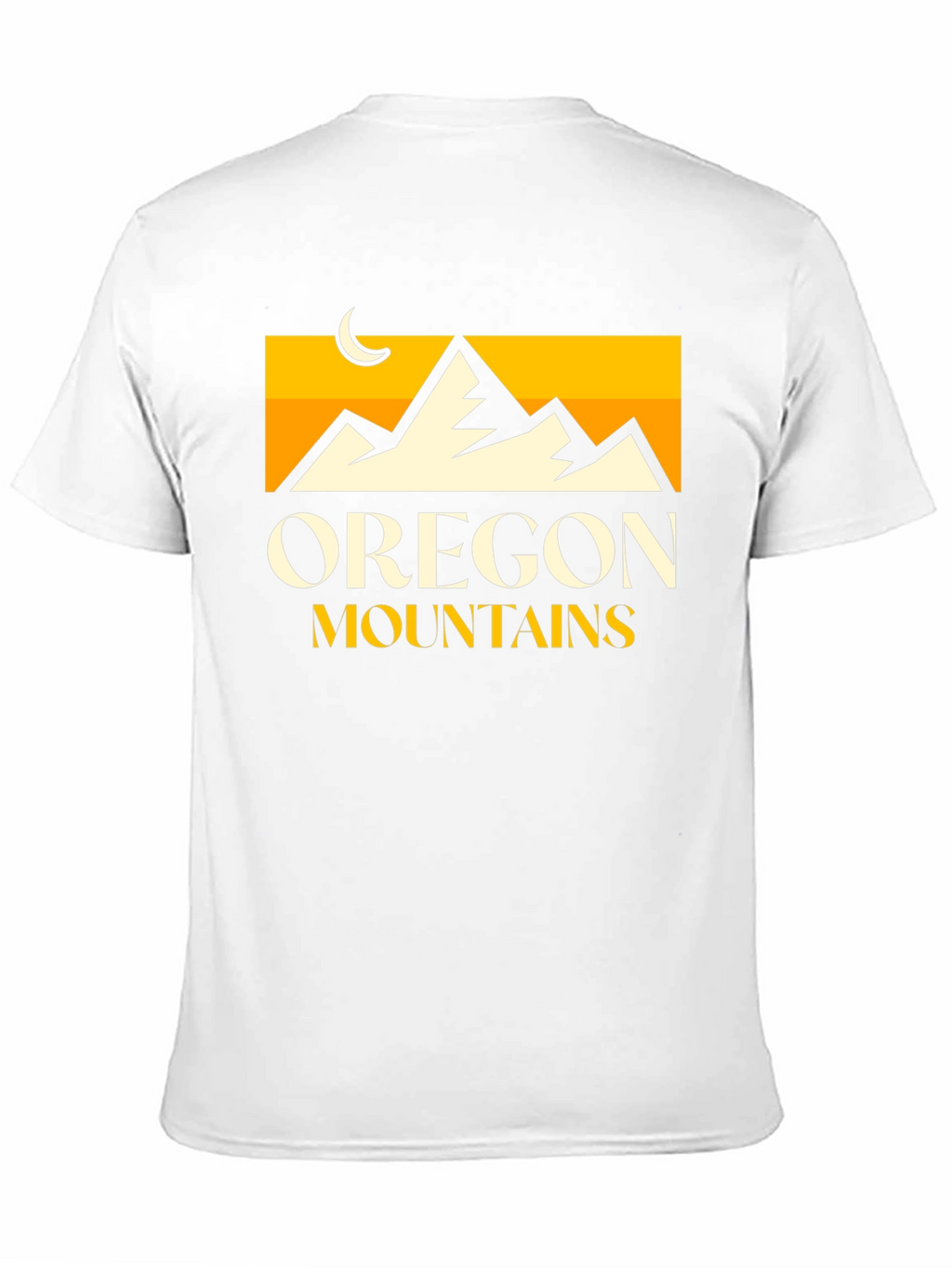 Oregon Mountains Graphic Tee - Black