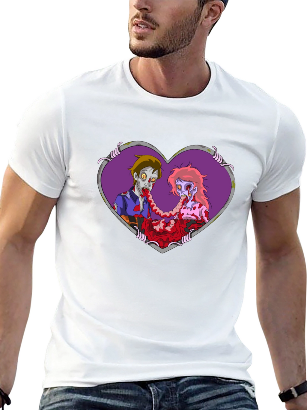 Zombie Love T-Shirt - Black Tee
