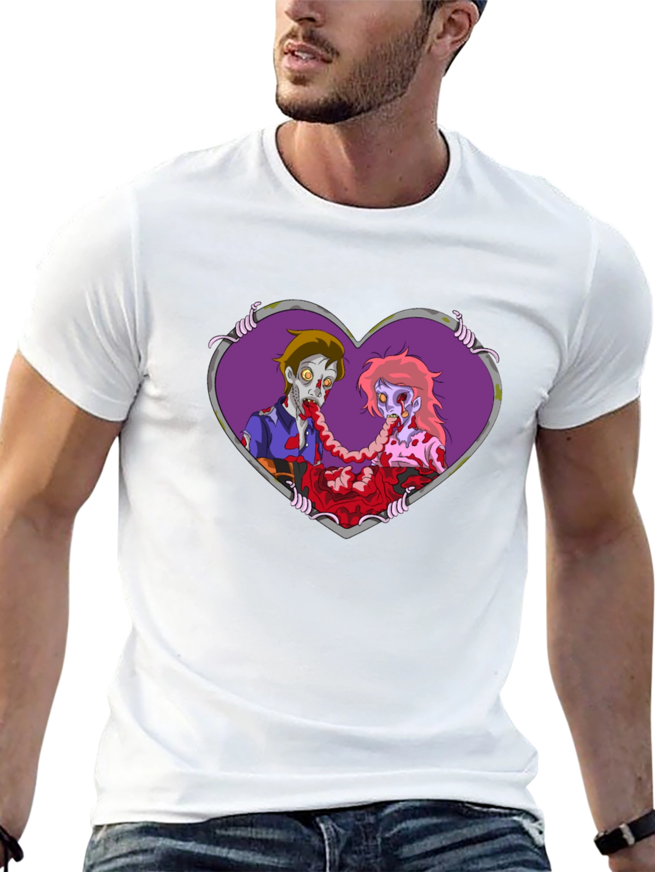 Zombie Love T-Shirt - Black Tee