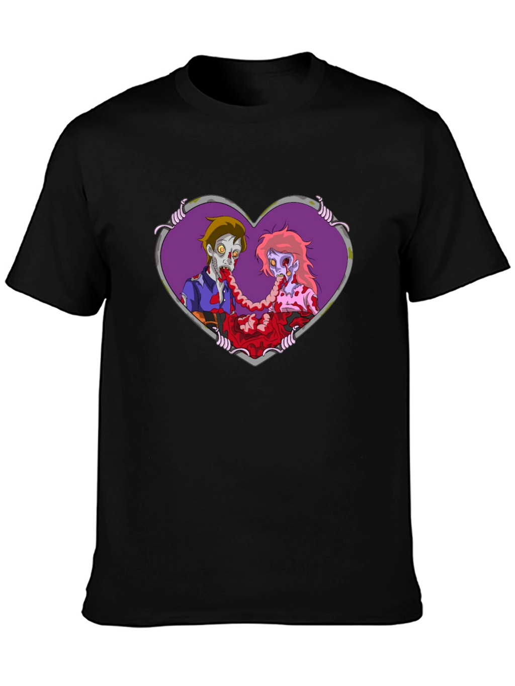 Zombie Love T-Shirt - Black Tee