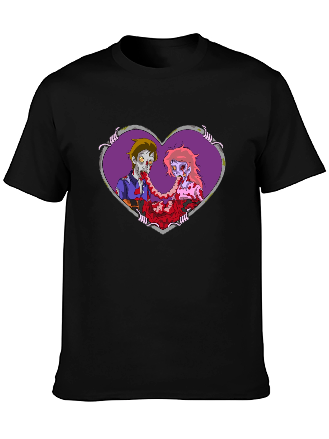 Zombie Love T-Shirt - Black Tee