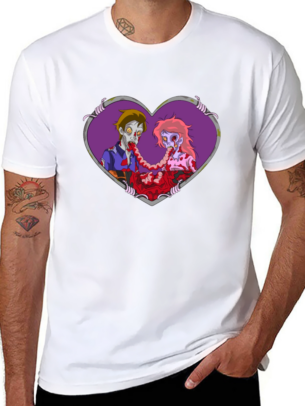 Zombie Love T-Shirt - Black Tee