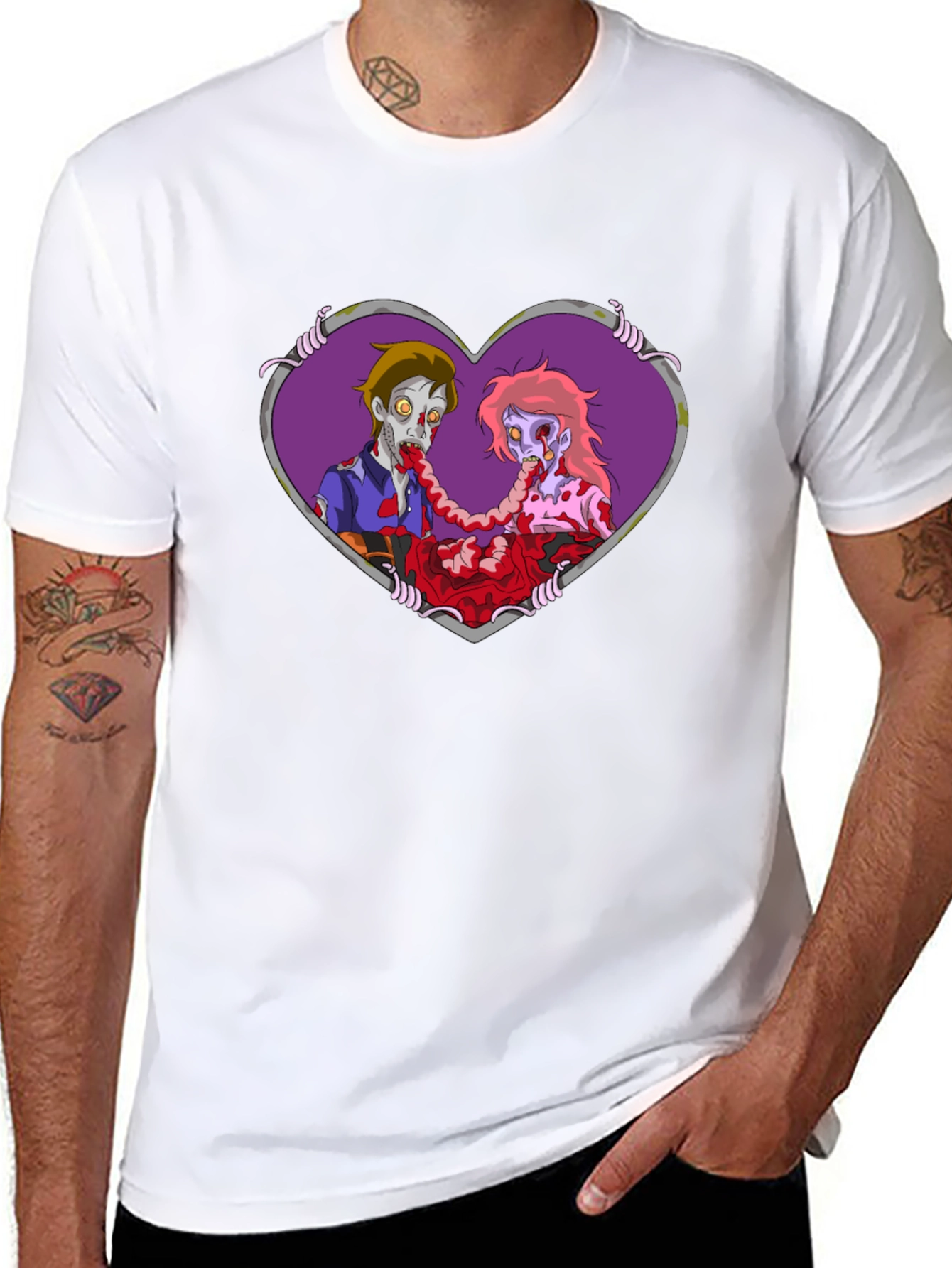 Zombie Love T-Shirt - Black Tee