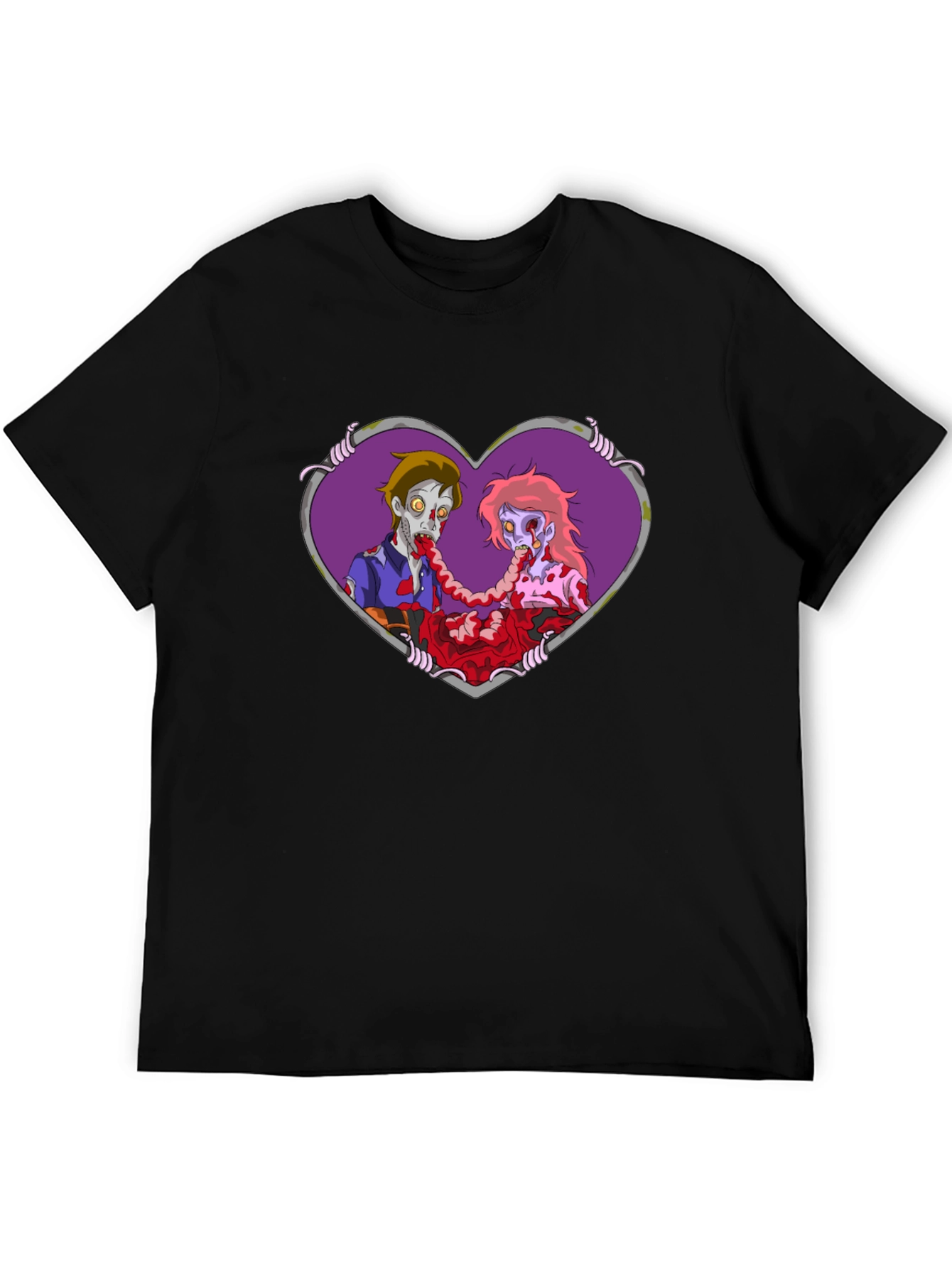 Zombie Love T-Shirt - Black Tee
