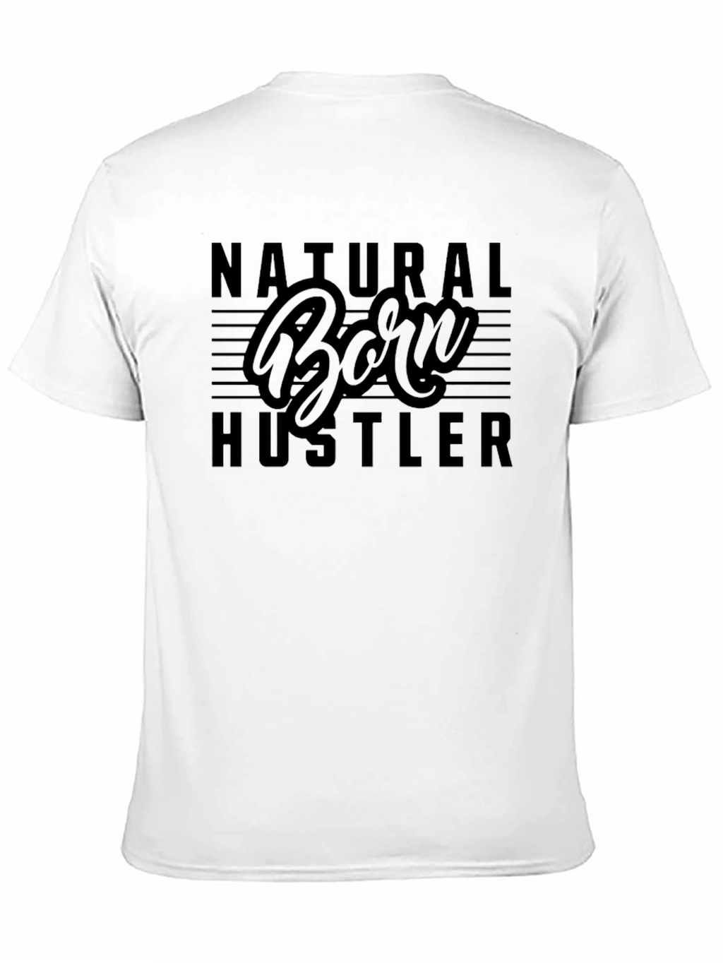 Natural Born Hustler Black Graphic Tee