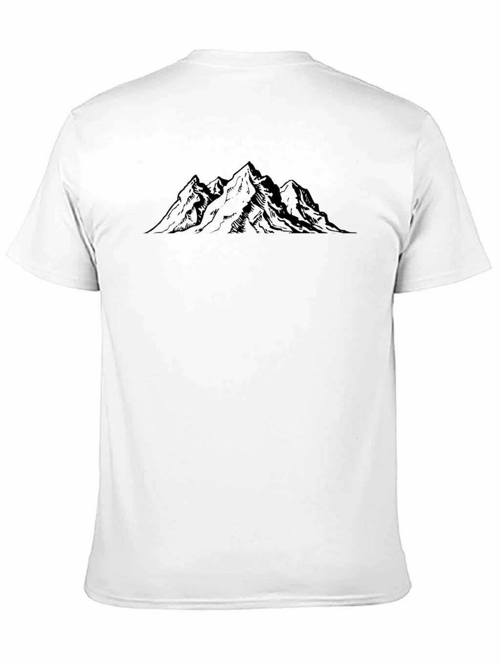 Mountain Peak Graphic Tee - Classic Black