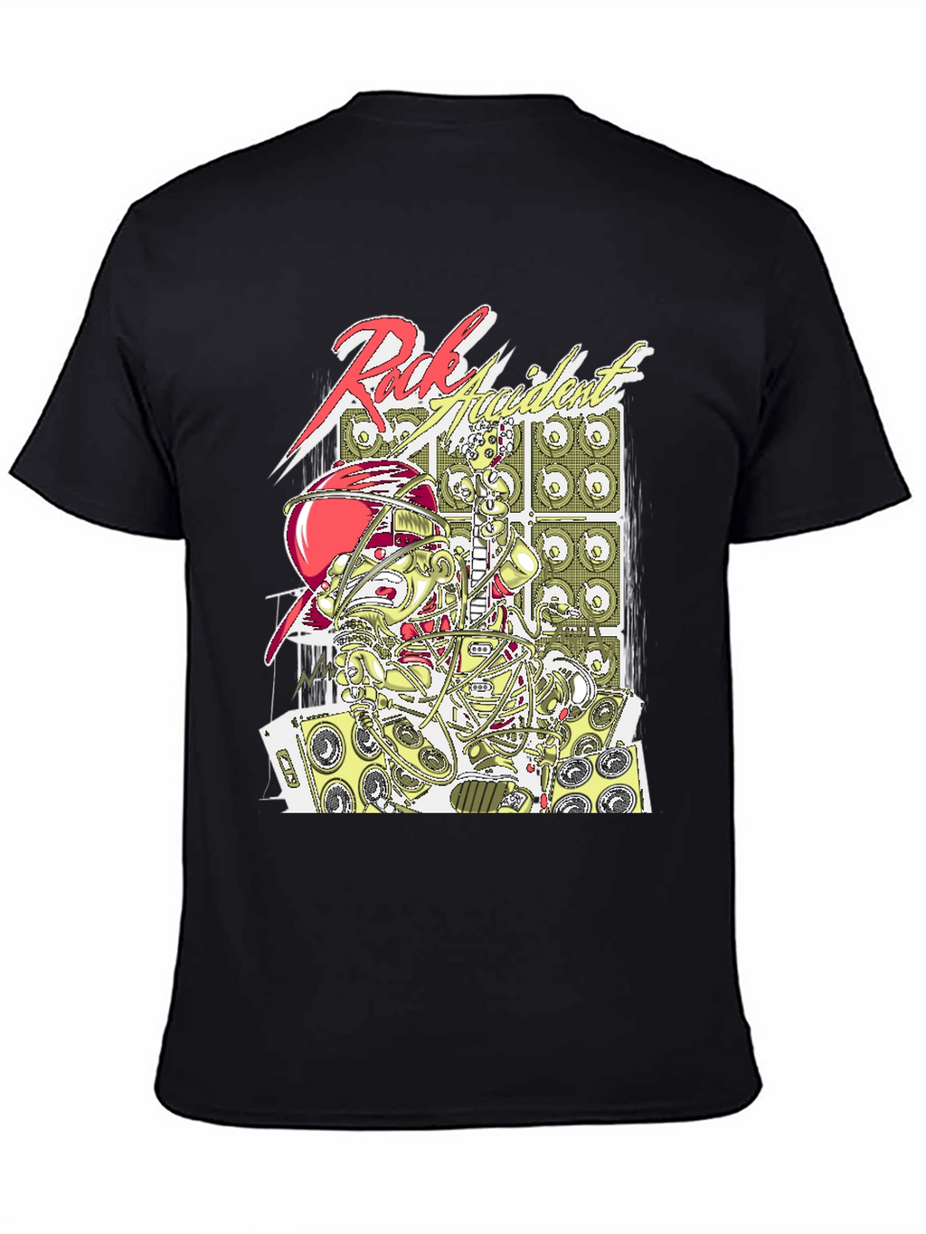 Rock Accident Graphic Tee - Cool Music Lover T-Shirt