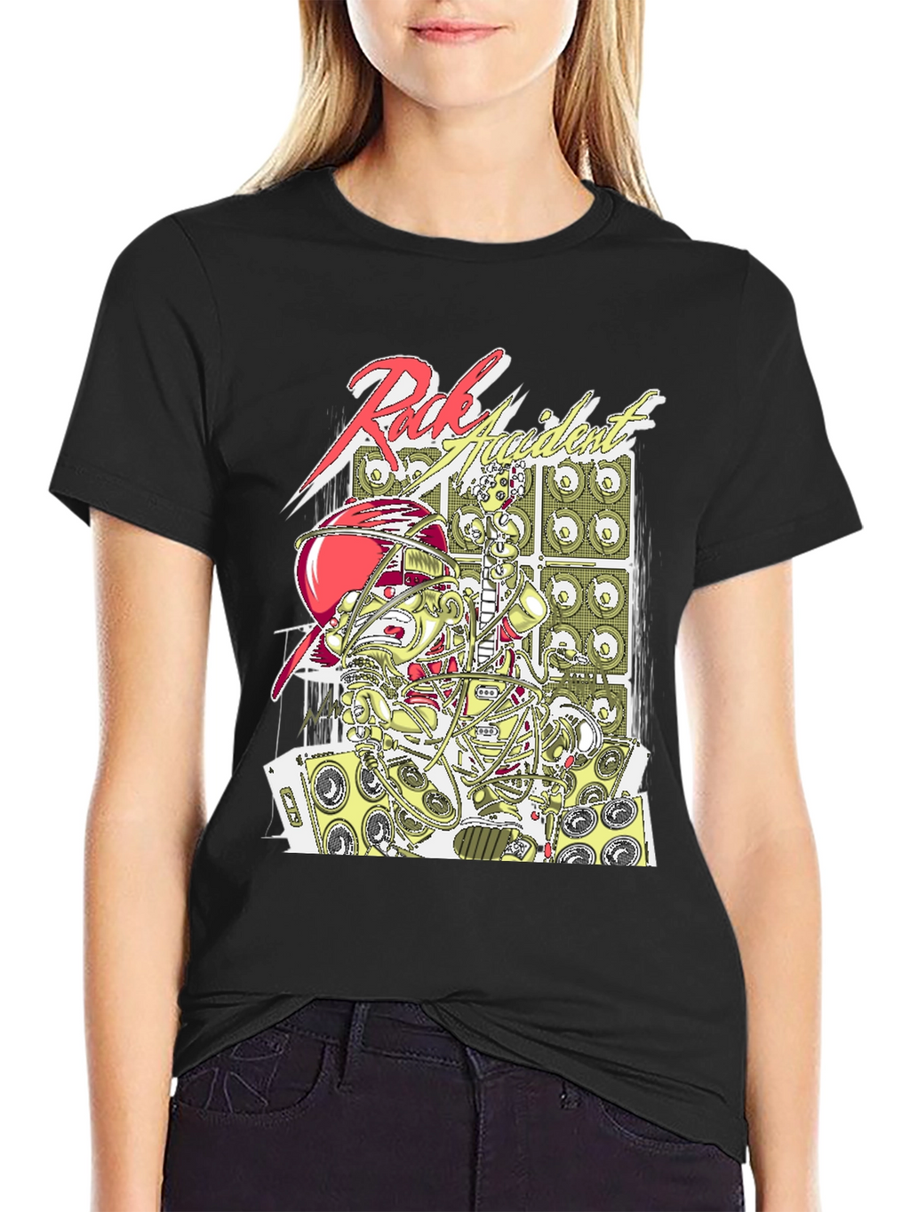 Rock Accident Graphic Tee - Cool Music Lover T-Shirt