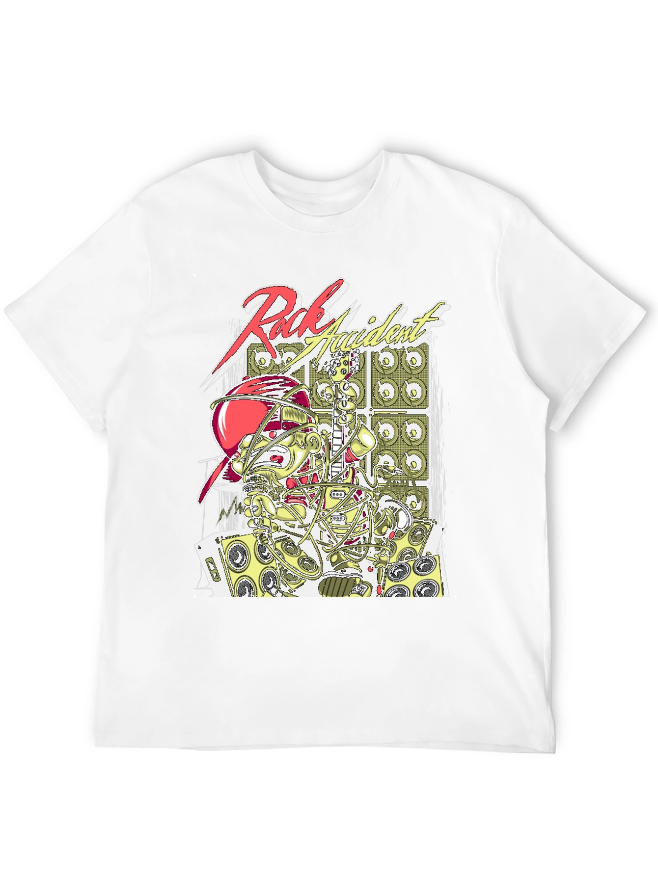 Rock Accident Graphic Tee - Cool Music Lover T-Shirt