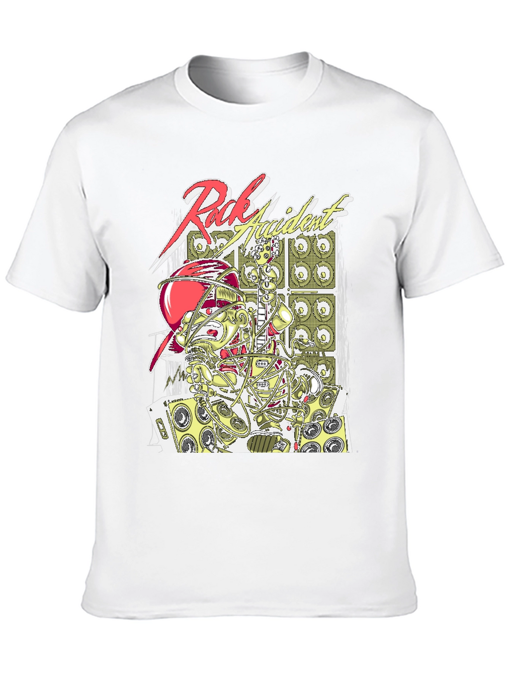 Rock Accident Graphic Tee - Cool Music Lover T-Shirt