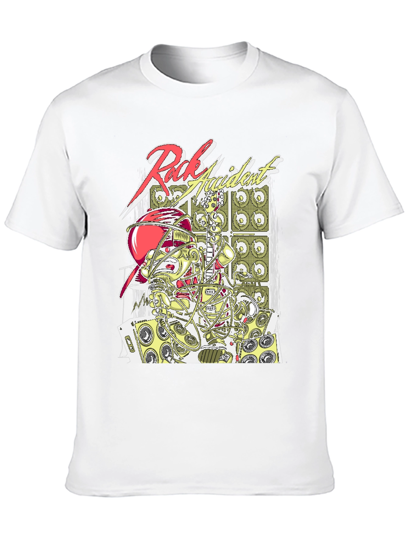 Rock Accident Graphic Tee - Cool Music Lover T-Shirt