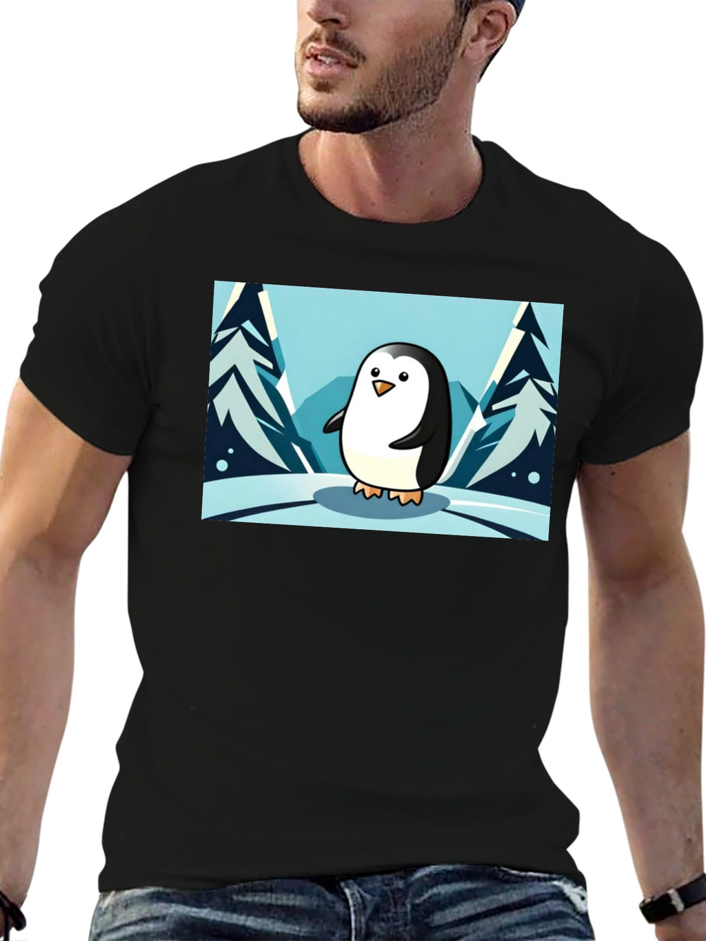 Penguin T-Shirt - Cool Cartoon Design