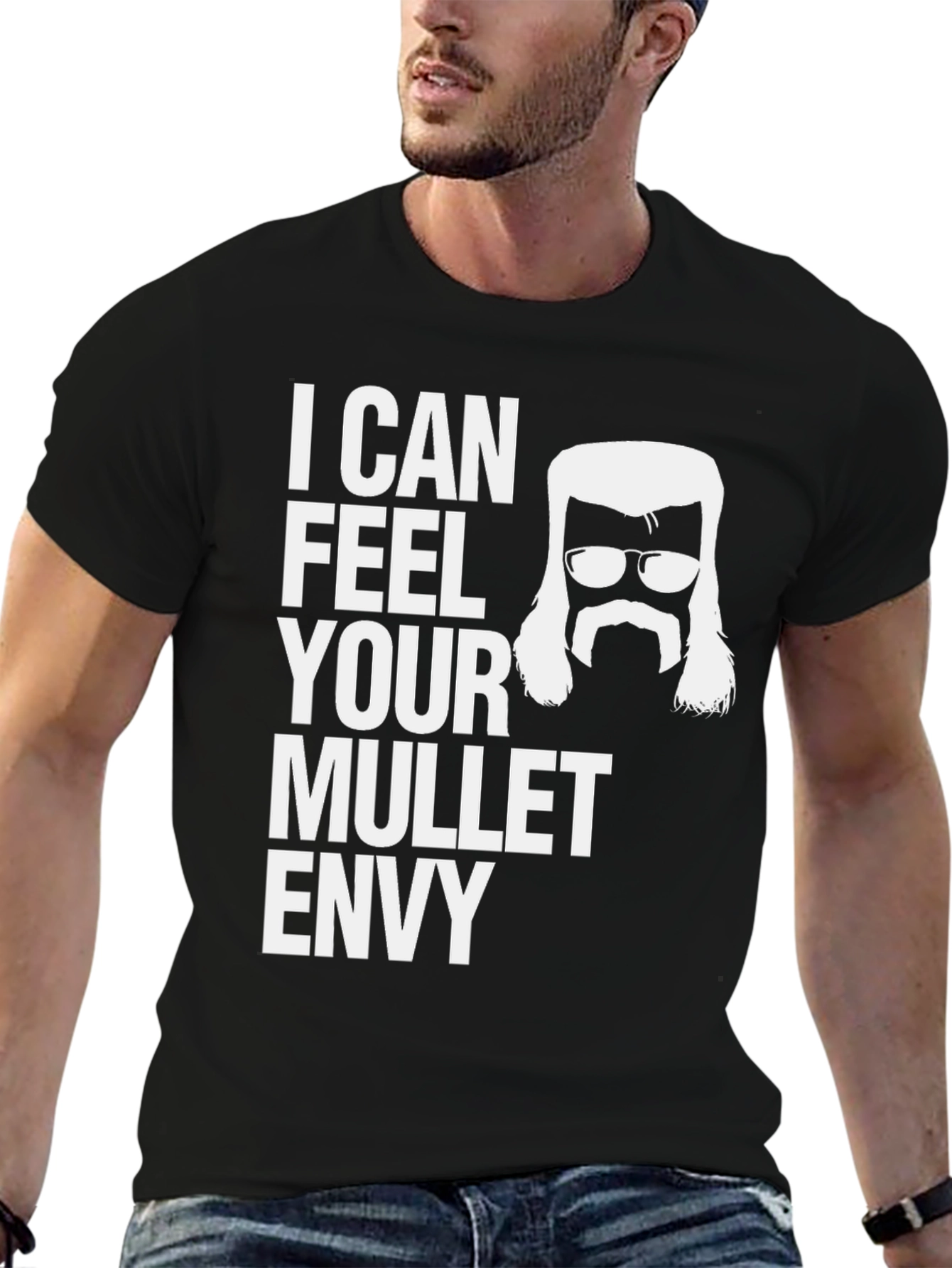 Mullet Envy Tee - Funny Humor Shirt