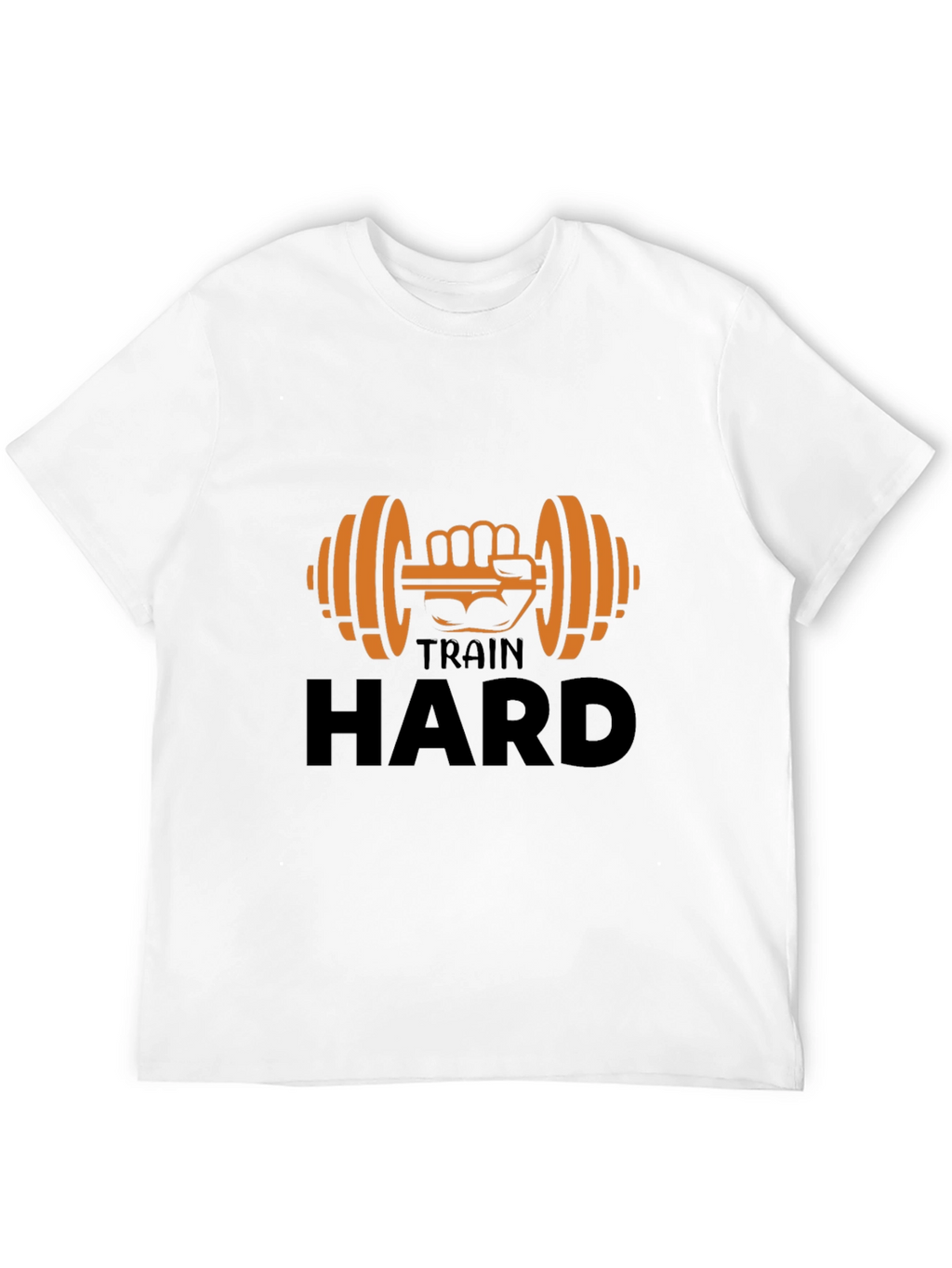 Train Hard T-Shirt - Fitness Gym Workout Tee