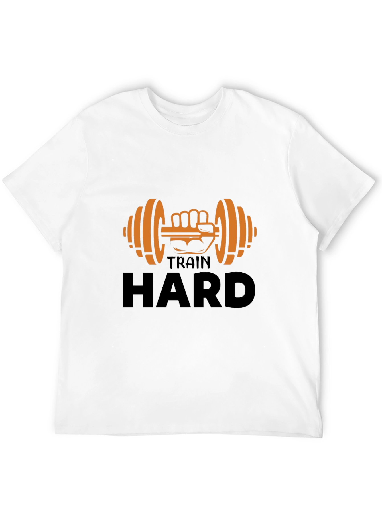 Train Hard T-Shirt - Fitness Gym Workout Tee