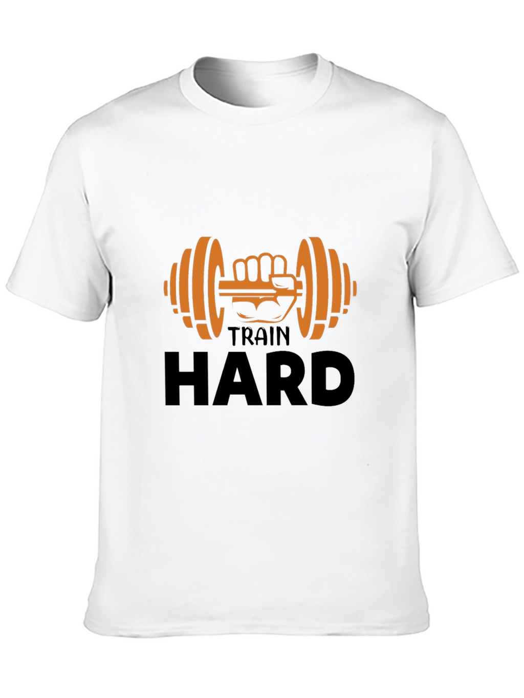 Train Hard T-Shirt - Fitness Gym Workout Tee